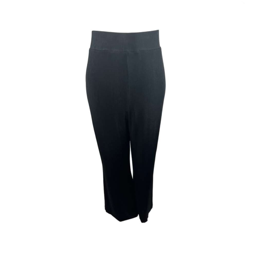 💜 5/$20 Chico's Black Wide Leg Pants Size LP